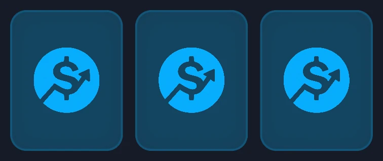 Face-down event cards